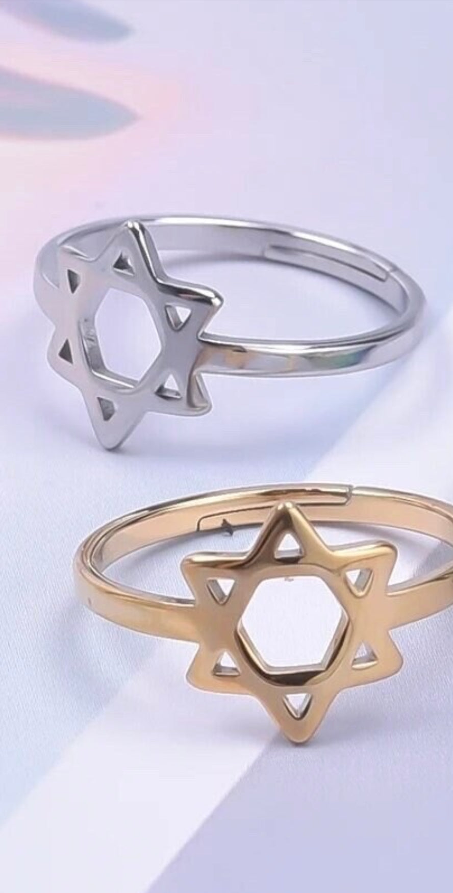 Star of David Ring - Gold or Silver