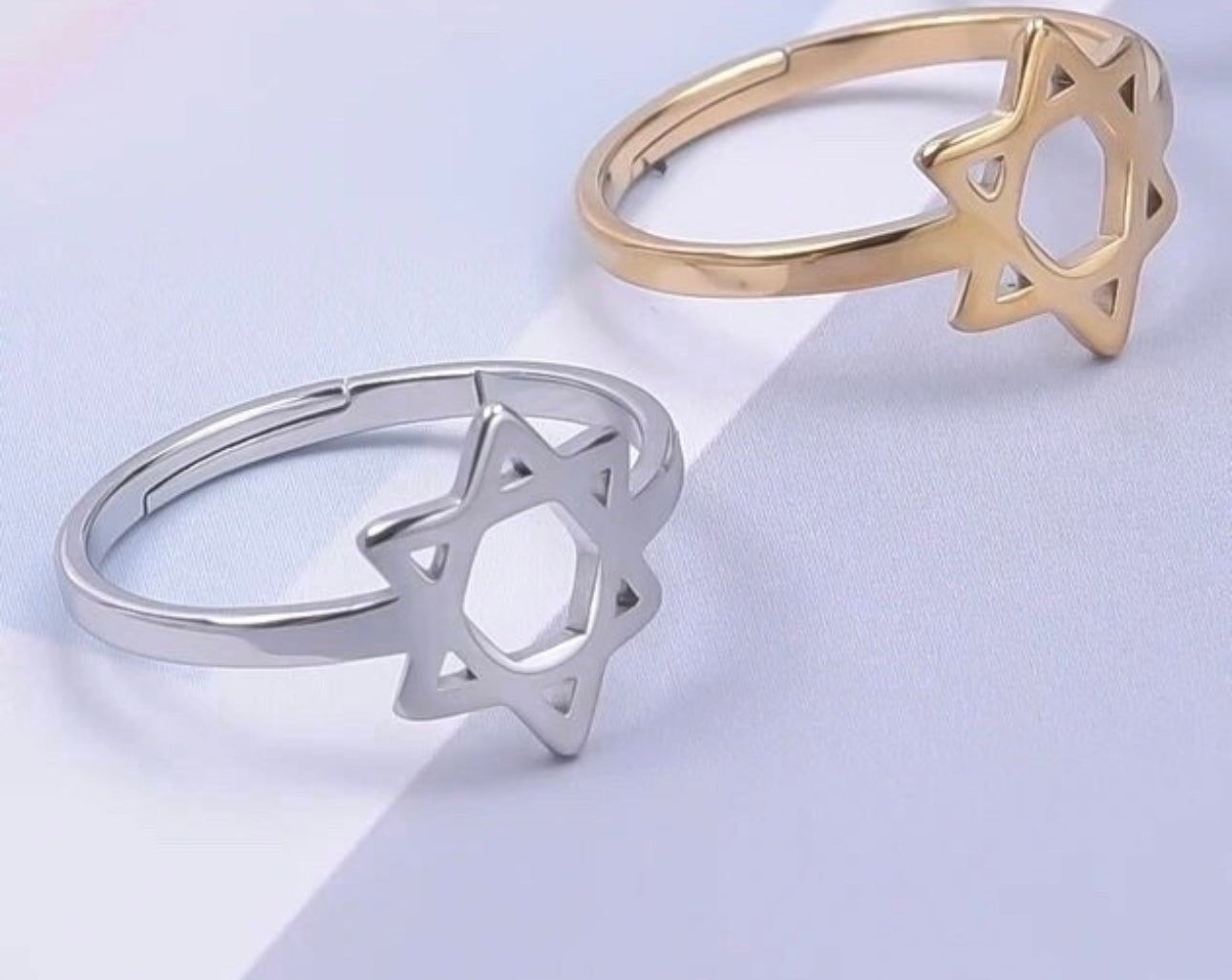 Star of David Ring - Gold or Silver