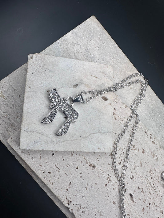 Hai Chai Silver Diamond Necklace